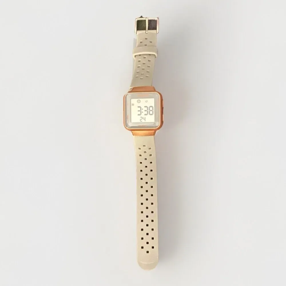 Armitron Pro Sport 40/8147 Rose gold Acrylic Case Quartz Digital Watch Running